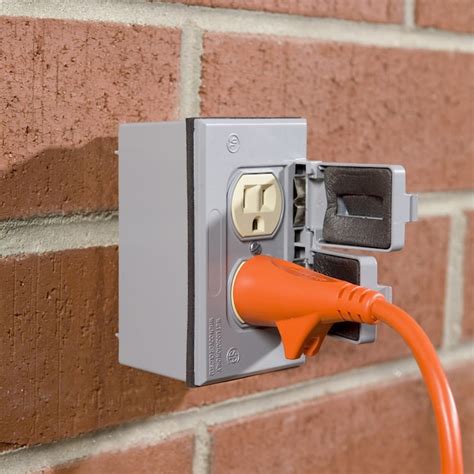 electrical outlet box covers|exterior electrical outlet covers.